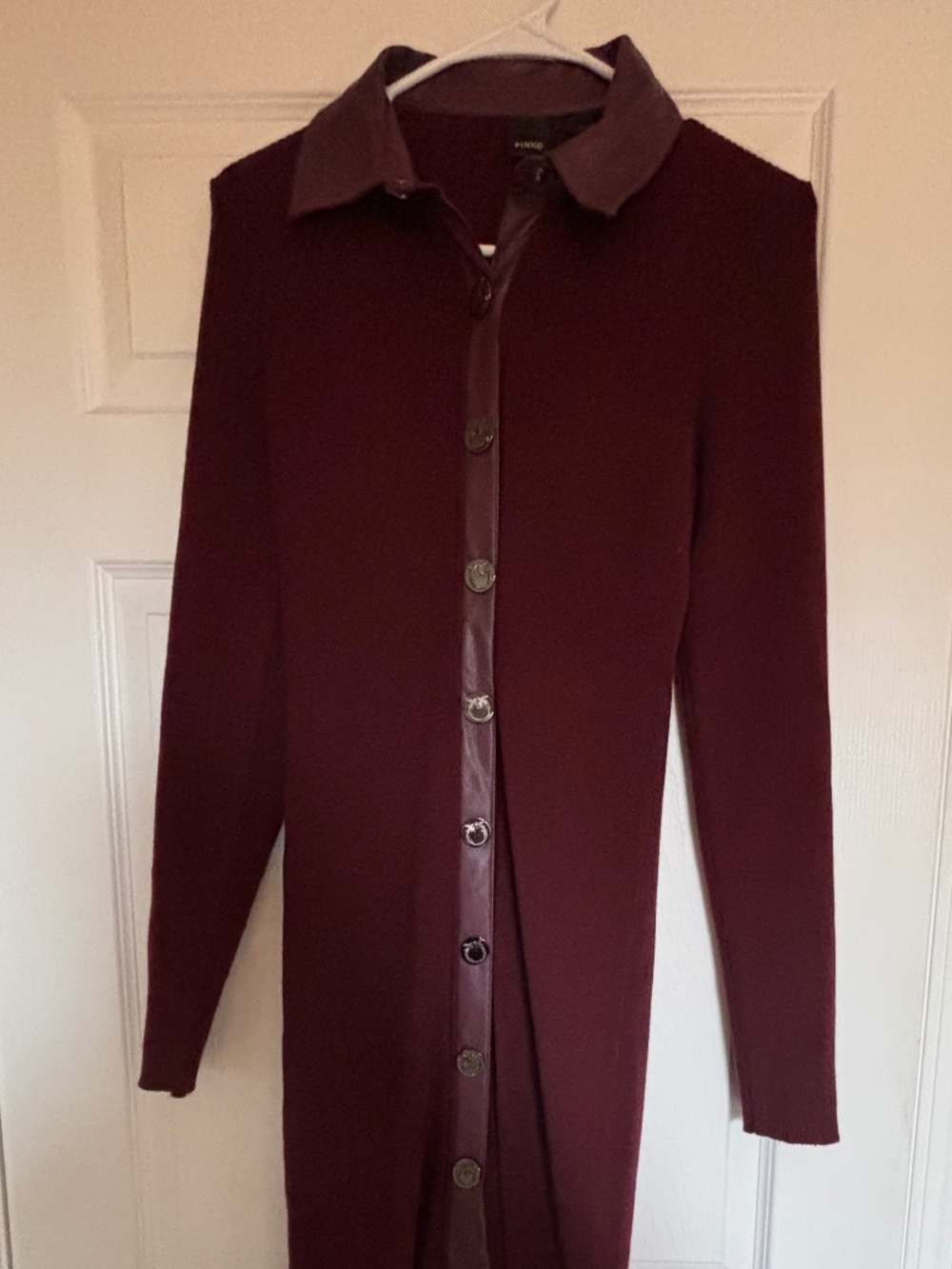 Pinko Burgundy Dress